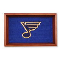 Smathers and Branson St Louis Blues Needlepoint Valet Tray  