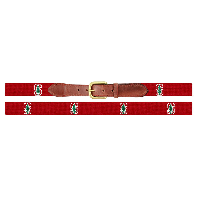 Smathers and Branson Stanford Belt Light Garnet