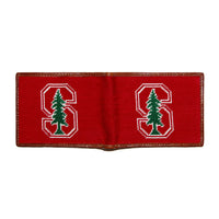 Smathers and Branson Stanford Needlepoint Bi-Fold Wallet 