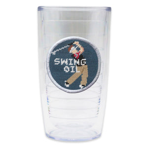 Smathers and Branson Swing Oil Needlepoint Tervis Tumbler  