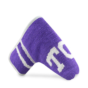 Smathers and Branson TCU Needlepoint Putter Headcover Side View  