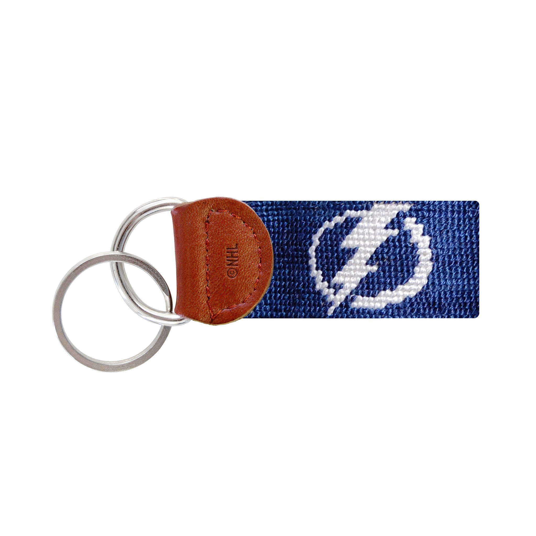 Smathers and Branson Tampa Bay Lightning Needlepoint Key Fob  