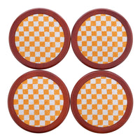Smathers and Branson Tennessee Checker Needlepoint Coasters   