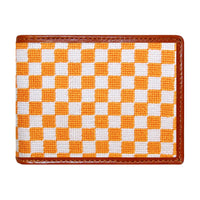 Smathers and Branson Tennessee Checker Needlepoint Bi-Fold Wallet 