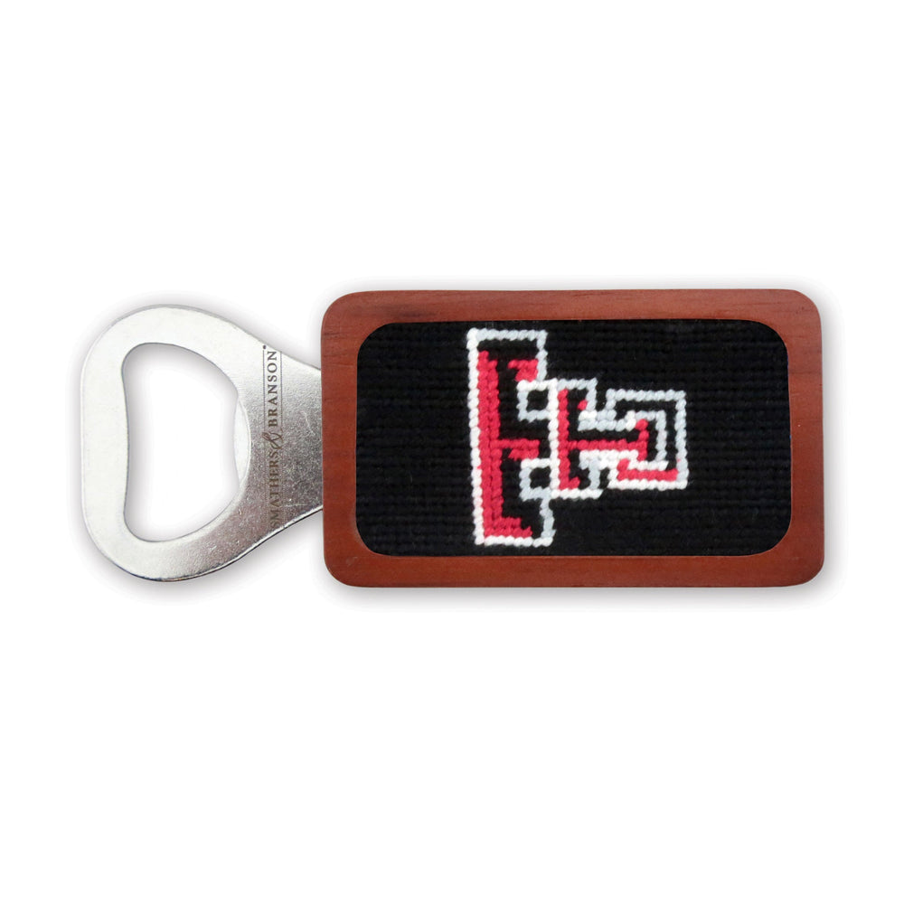 Smathers and Branson Texas Tech Needlepoint Bottle Opener  