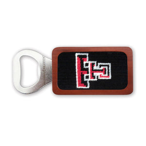 Smathers and Branson Texas Tech Needlepoint Bottle Opener  