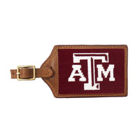 Smathers and Branson Texas A&M Needlepoint Luggage Tag 