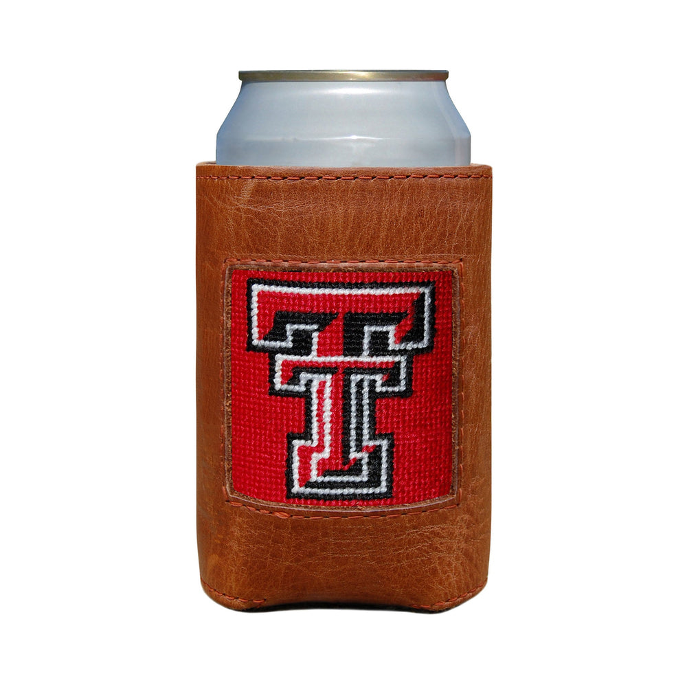 Smathers and Branson Texas Tech Needlepoint Can Cooler   