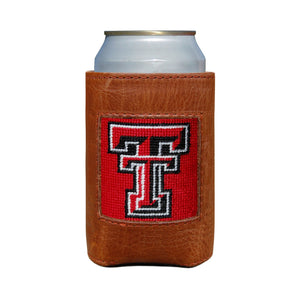 Smathers and Branson Texas Tech Needlepoint Can Cooler   