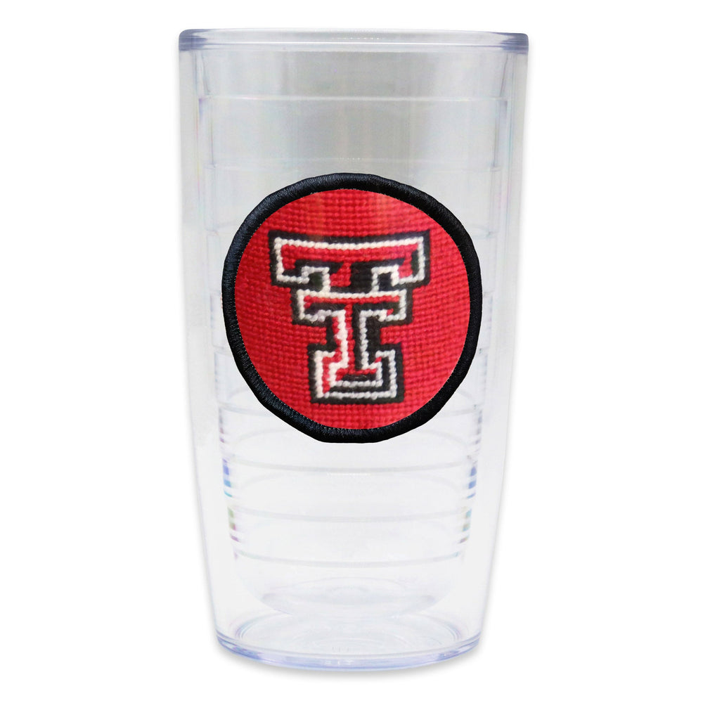 Smathers and Branson Texas Tech Needlepoint Tervis Tumbler Red Black Edge   
