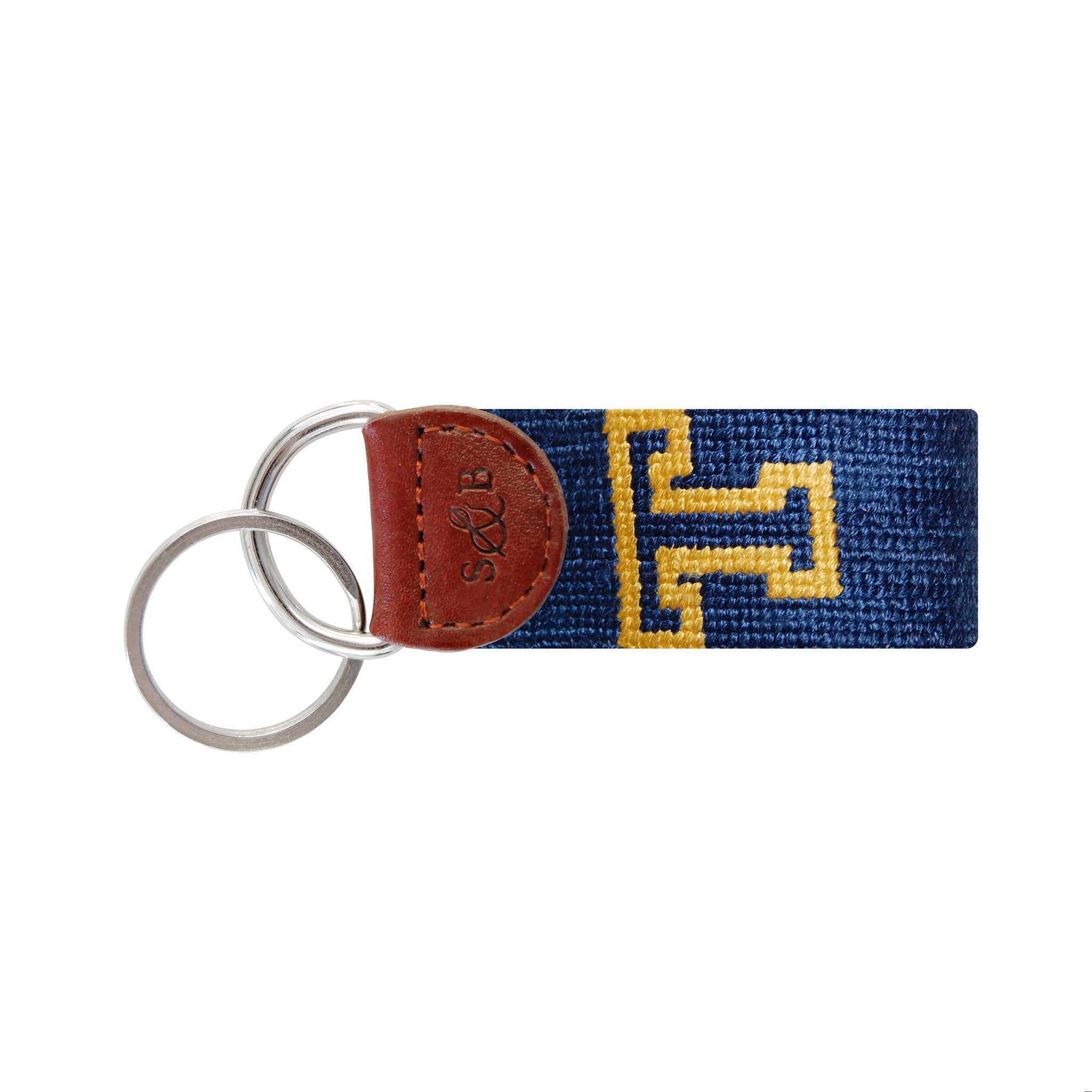 Smathers and Branson Trinity Needlepoint Key Fob  