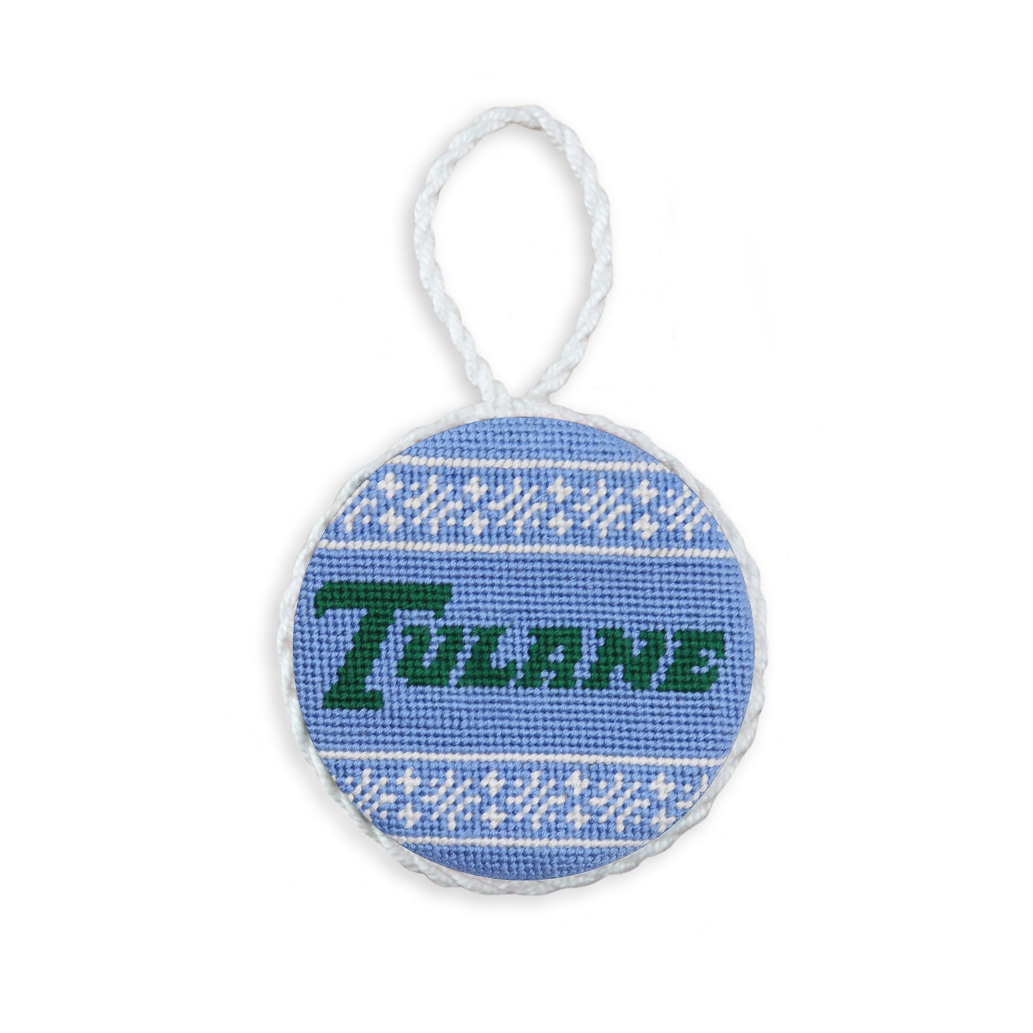 Smathers and Branson Tulane Needlepoint Ornament 