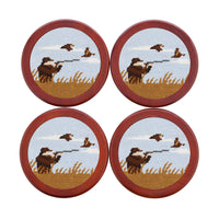 Smathers and Branson Upland Shoot Needlepoint Coasters    