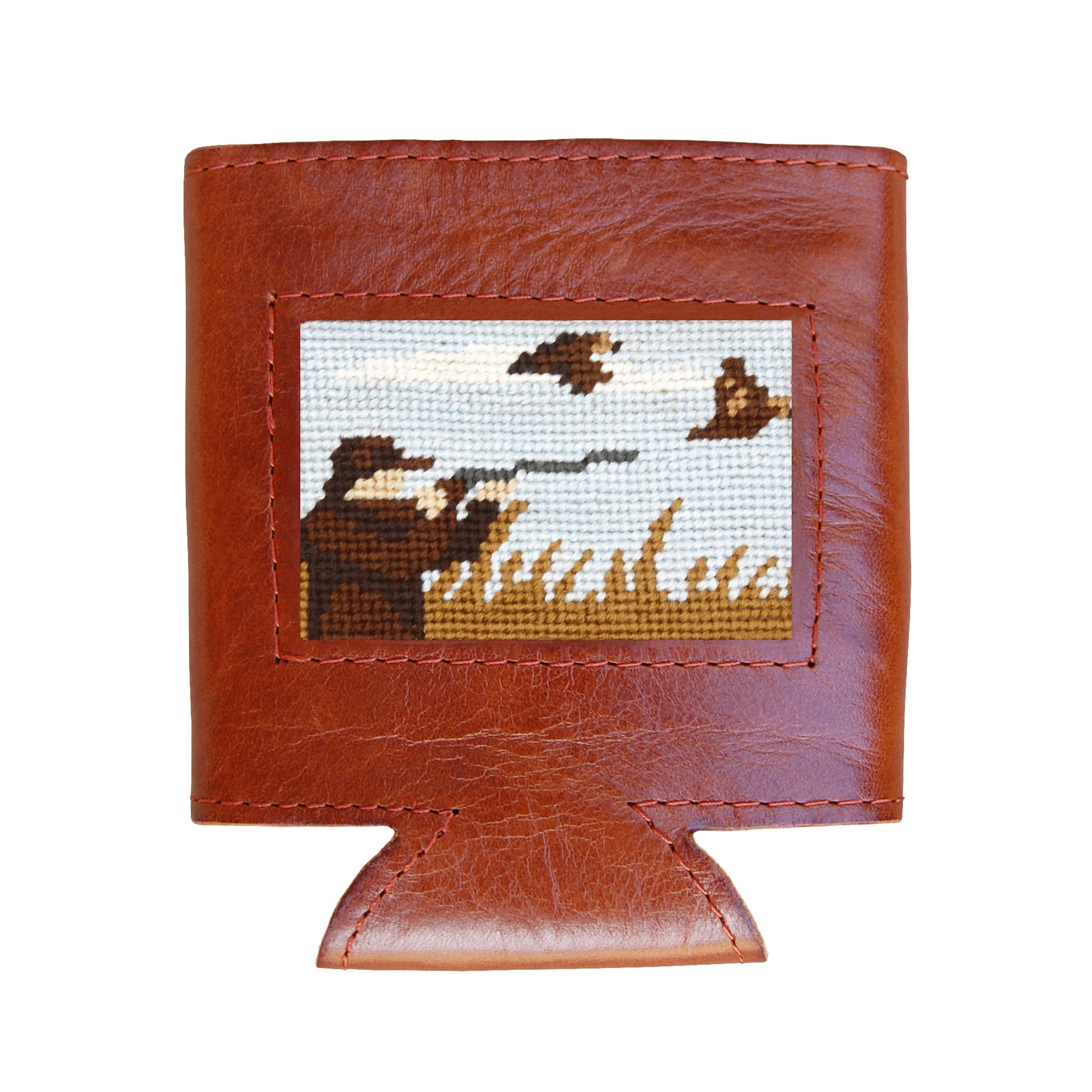 Smathers and Branson Upland Shoot Multi Needlepoint Can Cooler   