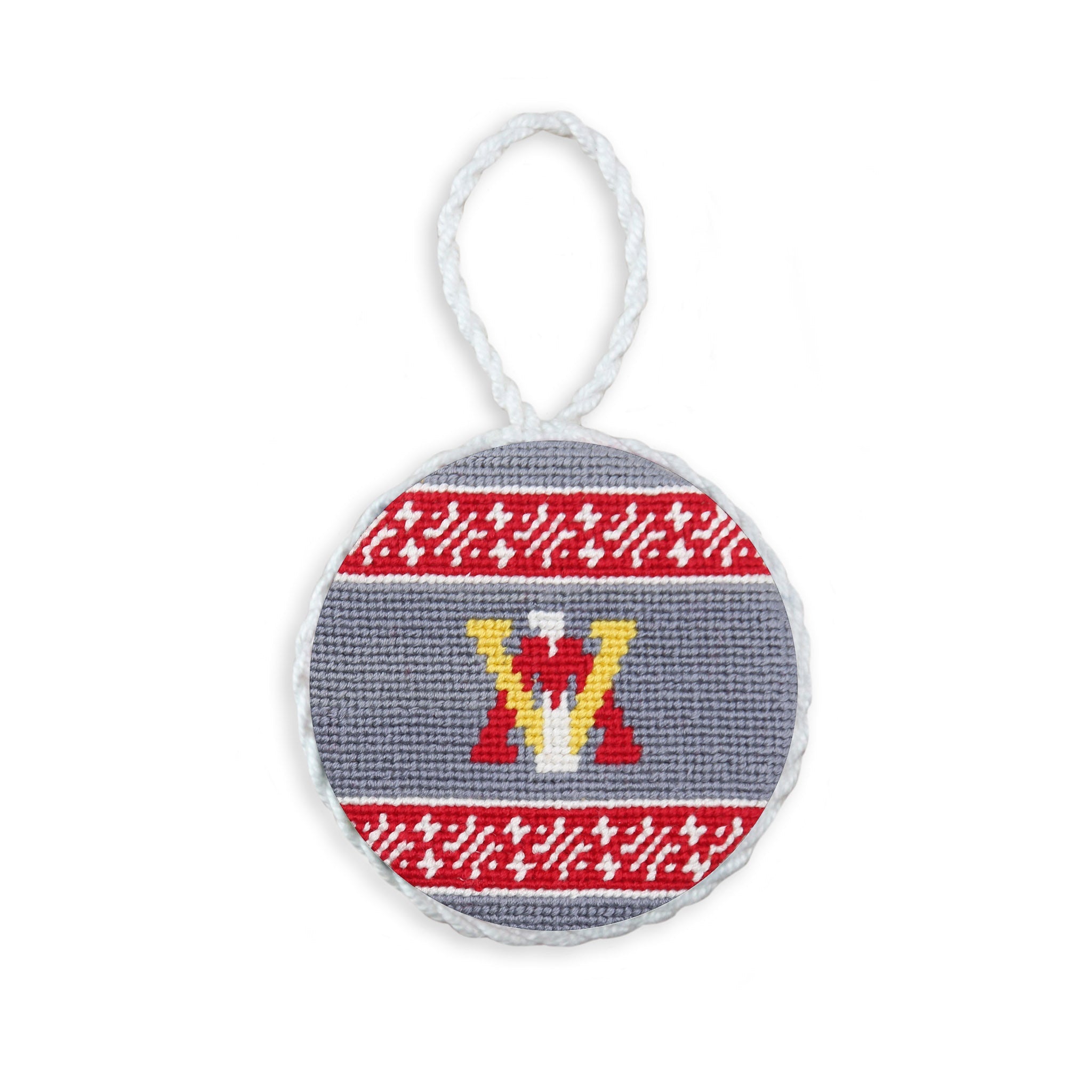 Smathers and Branson VMI Needlepoint Ornament 
