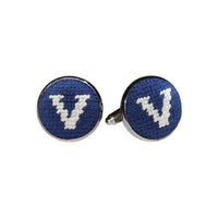 Smathers and Branson Villanova Needlepoint Cufflinks  