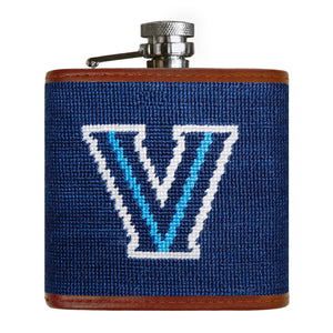 Smathers and Branson Villanova Needlepoint Flask Front 