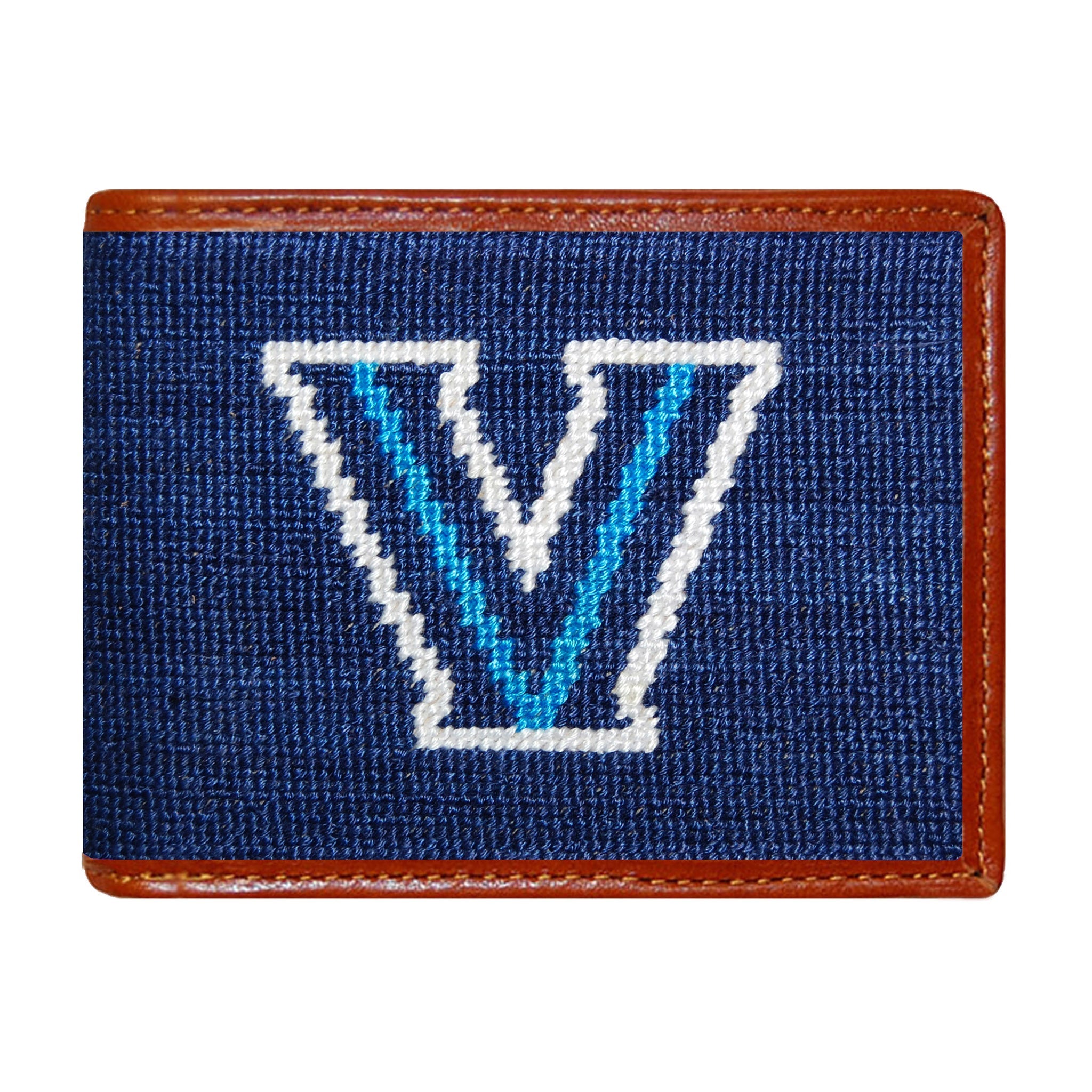 Smathers and Branson Villanova Needlepoint Bi-Fold Wallet 