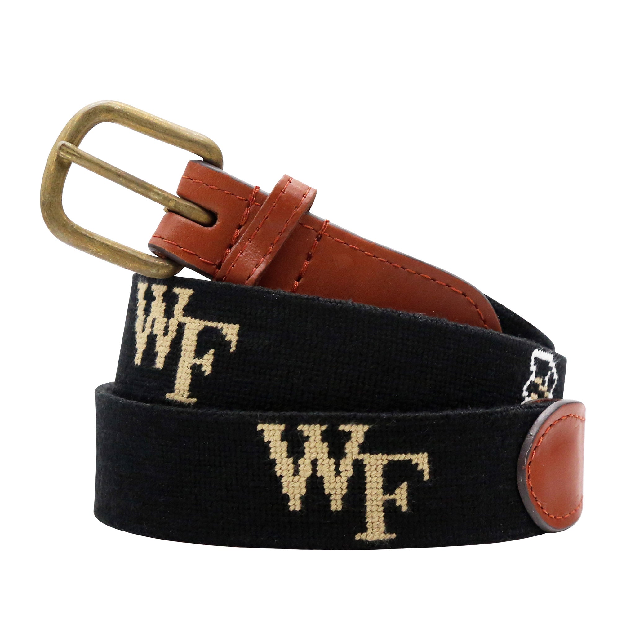 Smathers and Branson Wake Forest Needlepoint Belt 