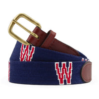 Smathers and Branson Washington Senators Cooperstown Needlepoint Belt 