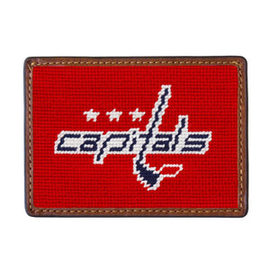 Smathers and Branson Washington Capitals Needlepoint Credit Card Wallet 
