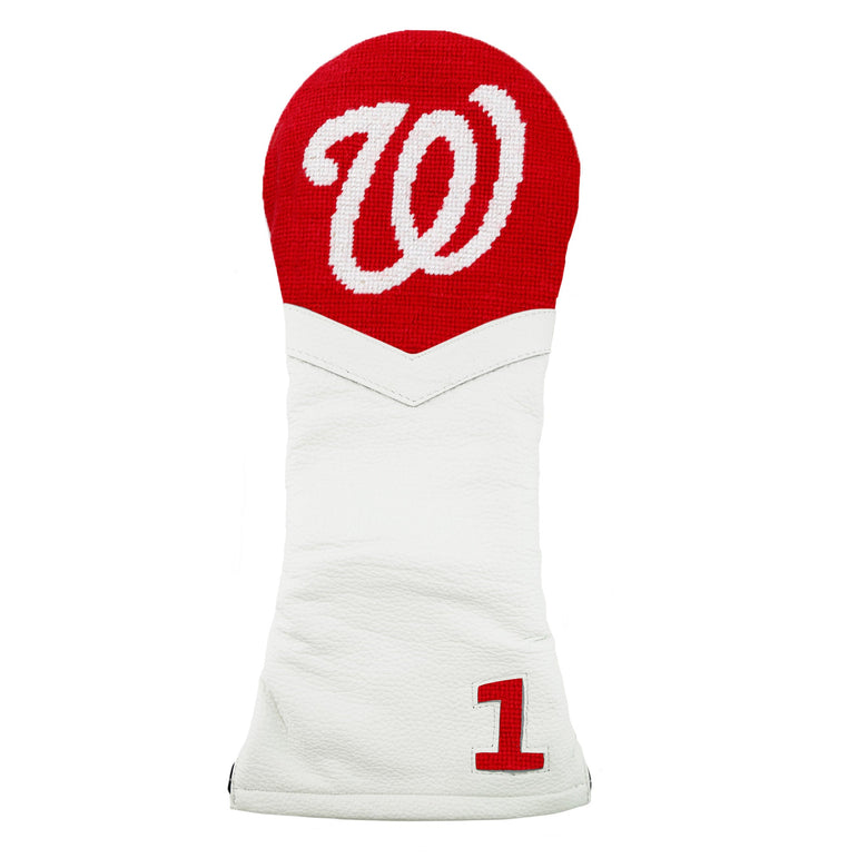 Smathers and Branson Washington Nationals Driver Headcover Red White Leather