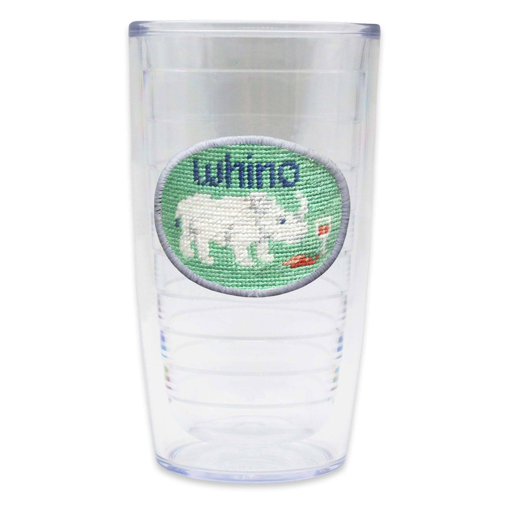 Smathers and Branson Whino Mint  Needlepoint Tervis Tumbler  