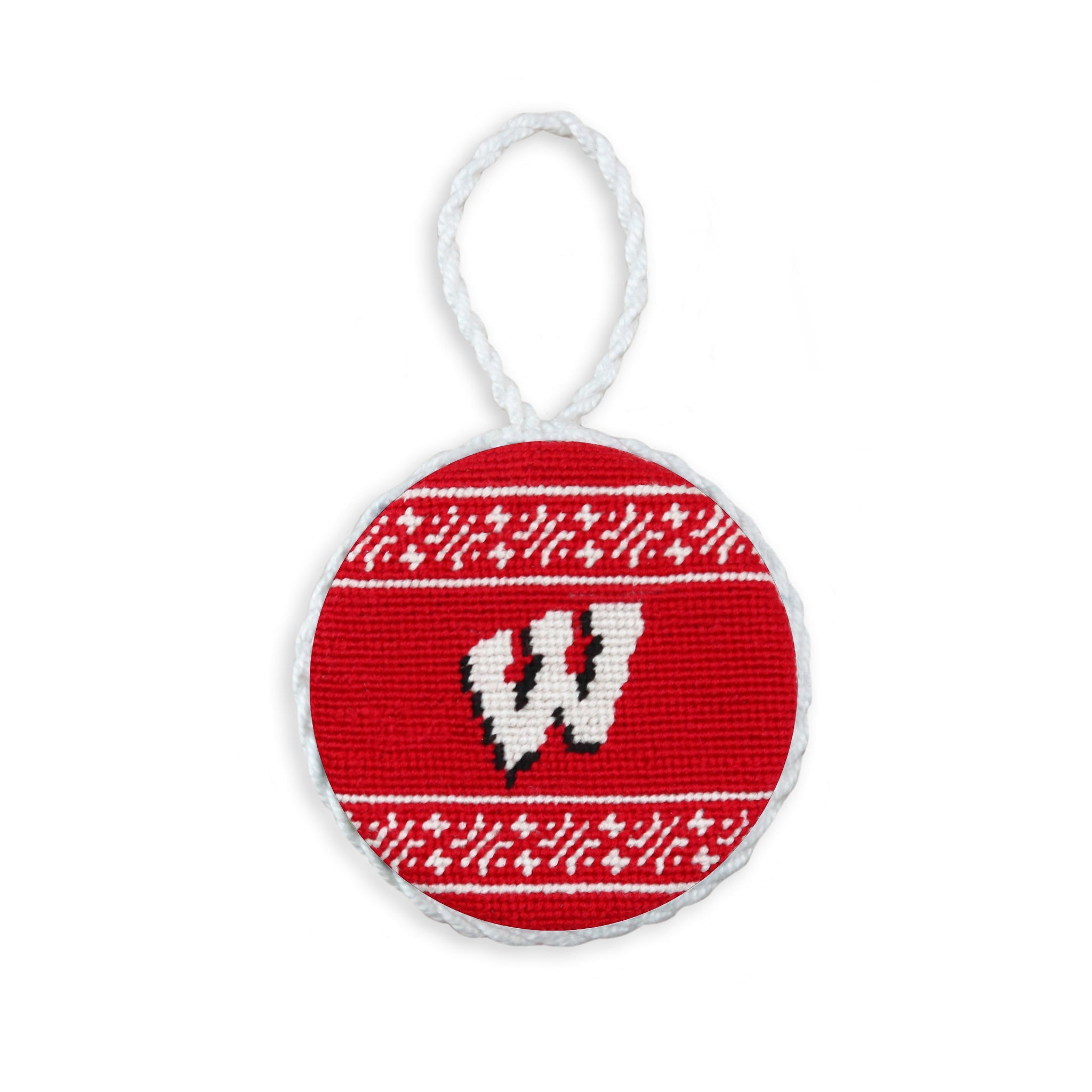 Smathers and Branson Wisconsin Needlepoint Ornament 