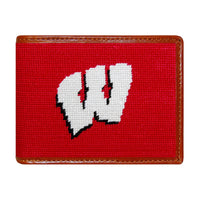 Smathers and Branson Wisconsin Needlepoint Bi-Fold Wallet 