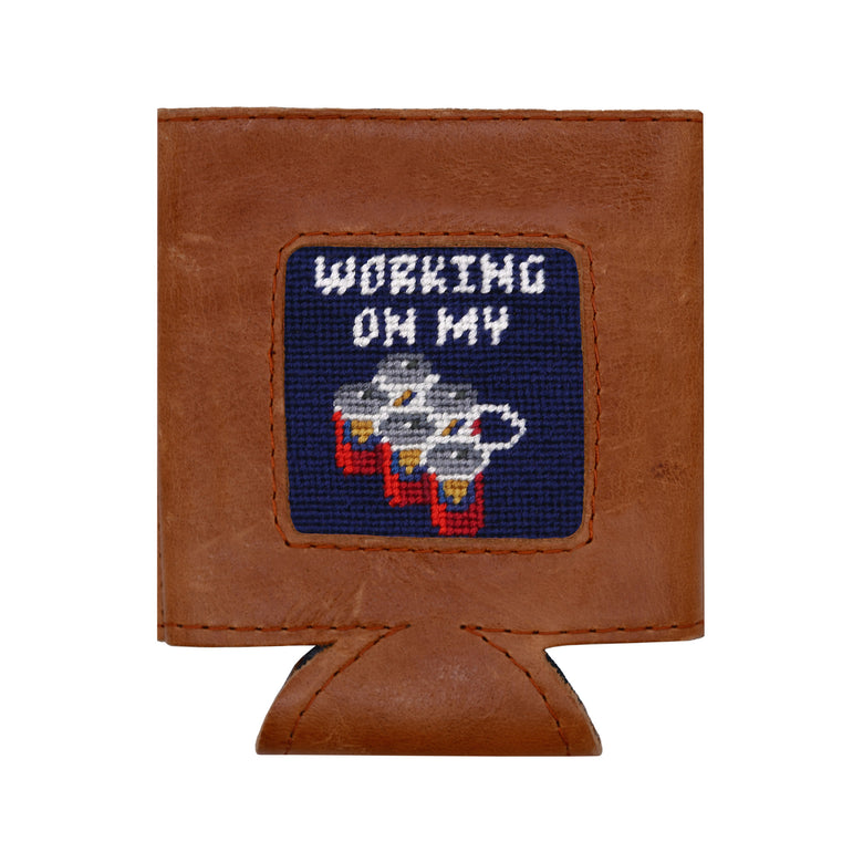 Smathers and Branson Working On My Six Pack Can Cooler Dark Navy