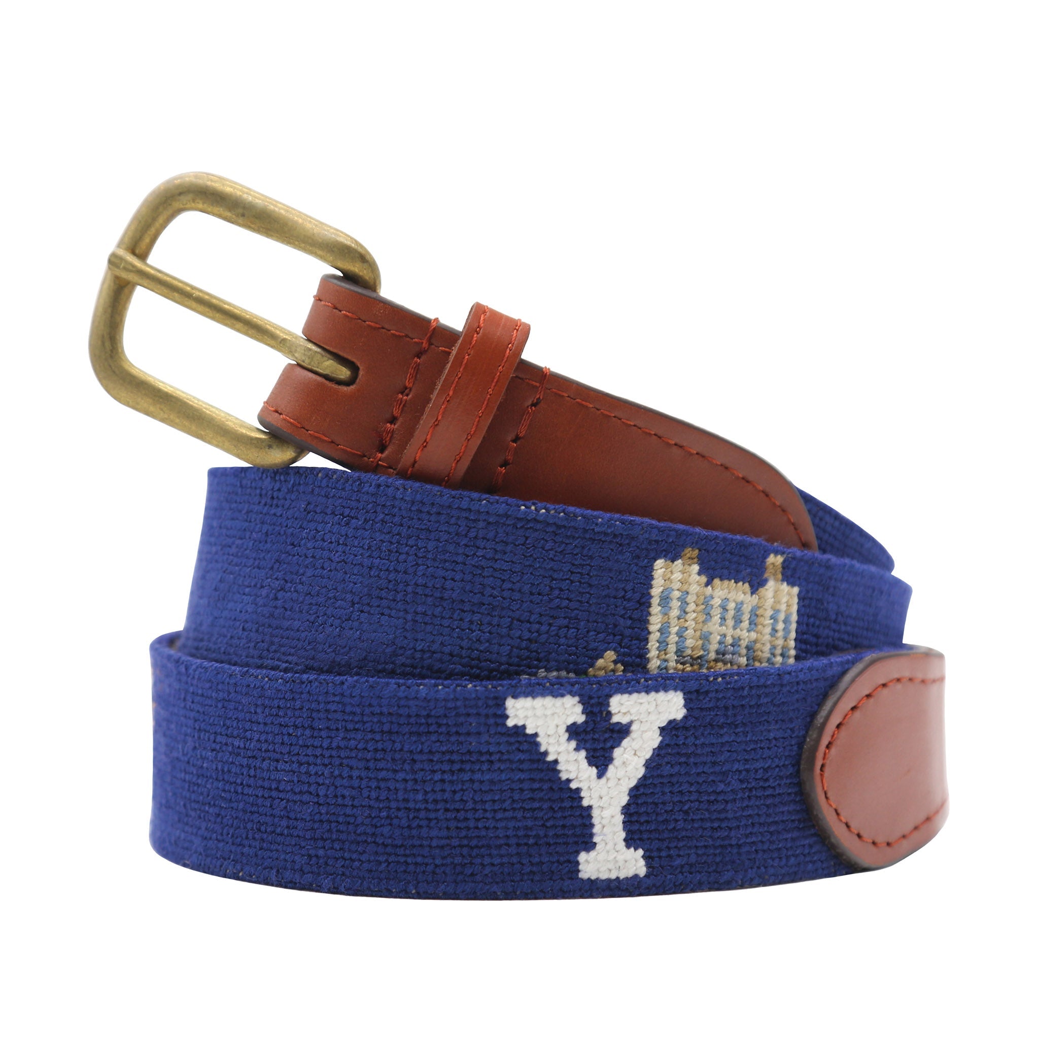 Smathers and Branson Yale Needlepoint Life Belt 