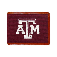 Smathers and Branson texas a&m Needlepoint Bi-Fold Wallet 