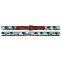 Smathers and Branson UVA Lawn Needlepoint Belt Laid Out 